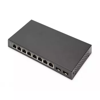 Switch unmanaged Digitus 8 porte Gigabit + 2 Gigabit SFP