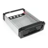 StarTech.com Case per disco fisso SATA estraibile in alluminio nero da 5,25 pollici