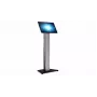 Supporto a pavimento self-service di Elo Touch Solutions E514881 – design sottile per display interattivi e touchscreen