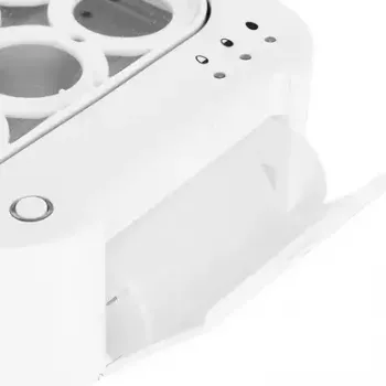 Cuociuova Emerio EB-115560.12 — capacità 6 uova, corpo bianco, spia di controllo, peso 1,01 kg