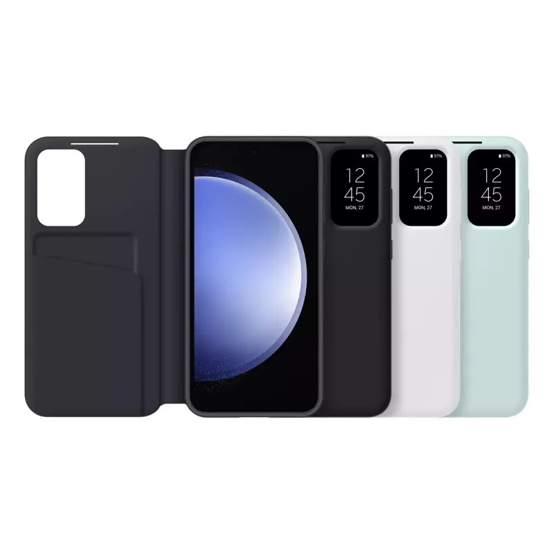 Samsung EF-ZS711CWEGWW Smart View Wallet Case per Galaxy S23 FE, bianco