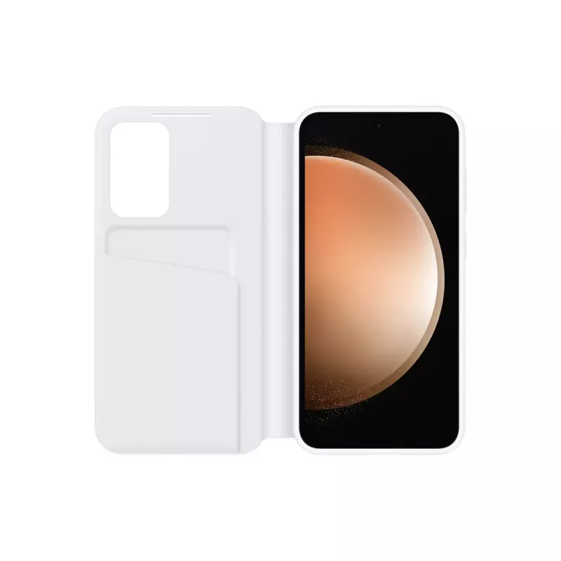 Samsung EF-ZS711CWEGWW Smart View Wallet Case per Galaxy S23 FE, bianco