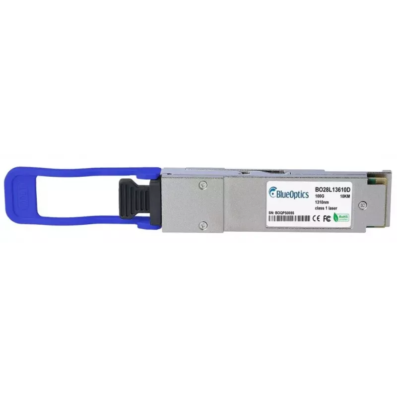 Modulo ricetrasmettitore in fibra ottica BlueOptics EQPT1H4WM4LCL100-BO 100000 Mbit/s QSFP28