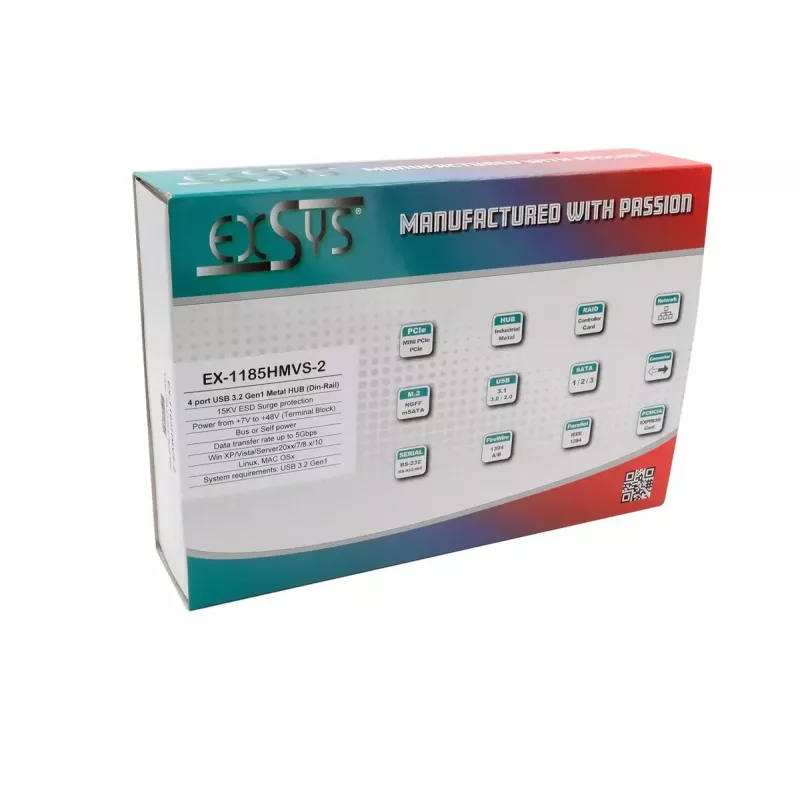 Hub USB EXSYS EX-1185HMVS-2