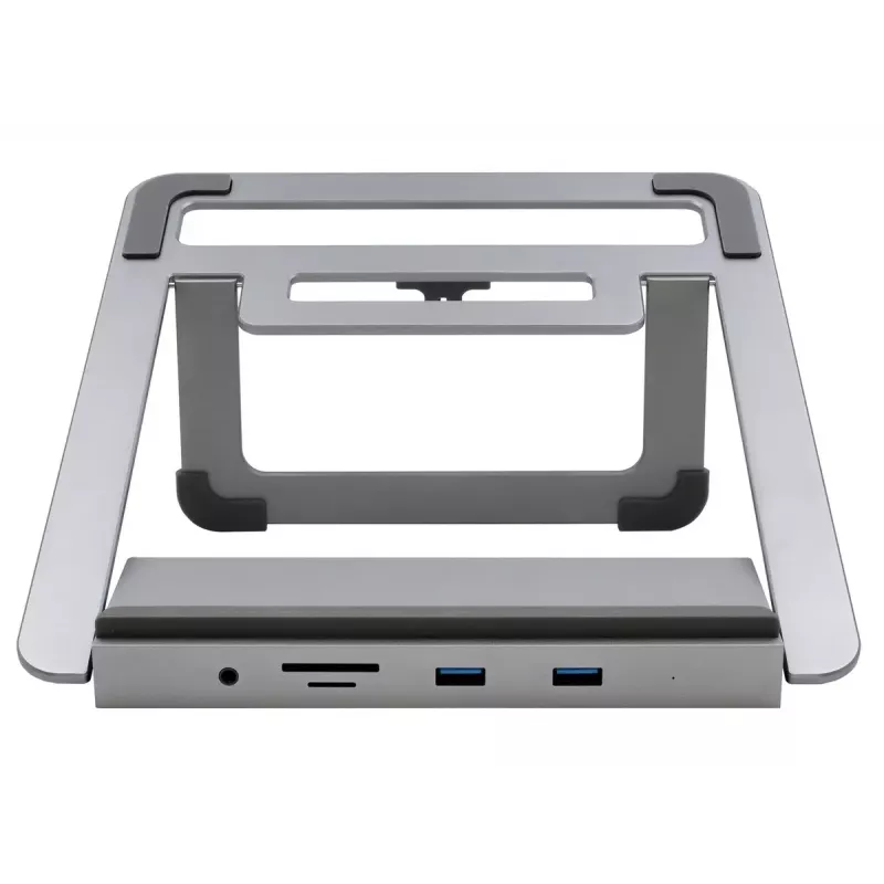 Supporto per laptop EXSYS EX-1223HM argento USB 3.2 Gen 1 100W