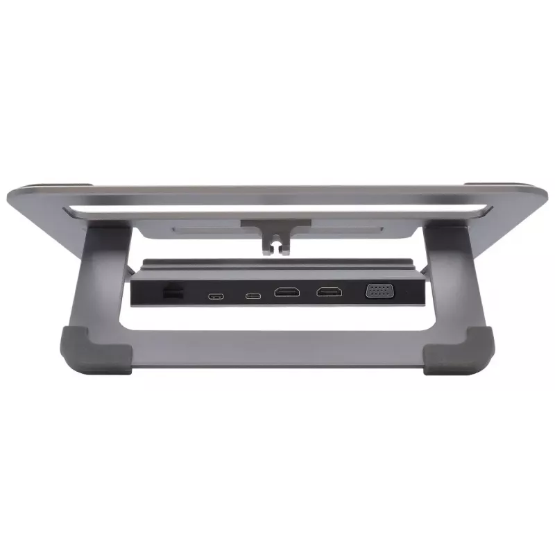 Supporto per laptop EXSYS EX-1223HM argento USB 3.2 Gen 1 100W