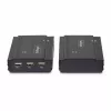 StarTech.com extender KVM DisplayPort su fibra ottica, 4K 60Hz, kit extender console, fino a 300 m (multimodale) con moduli SFP+ preinstallati, 3x USB HID