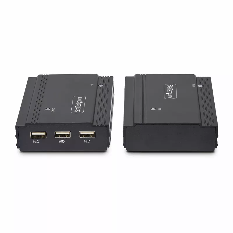 StarTech.com extender KVM DisplayPort su fibra ottica, 4K 60Hz, kit extender console, fino a 300 m (multimodale) con moduli SFP+ preinstallati, 3x USB HID