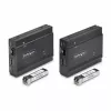 StarTech.com extender KVM DisplayPort su fibra ottica, 4K 60Hz, kit extender console, fino a 300 m (multimodale) con moduli SFP+ preinstallati, 3x USB HID
