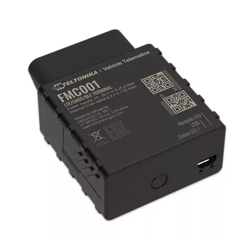 Tracker GPS Teltonika FMC001 auto nero 53 g