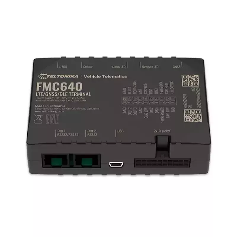 Tracker GPS Teltonika FMC640 auto nero
