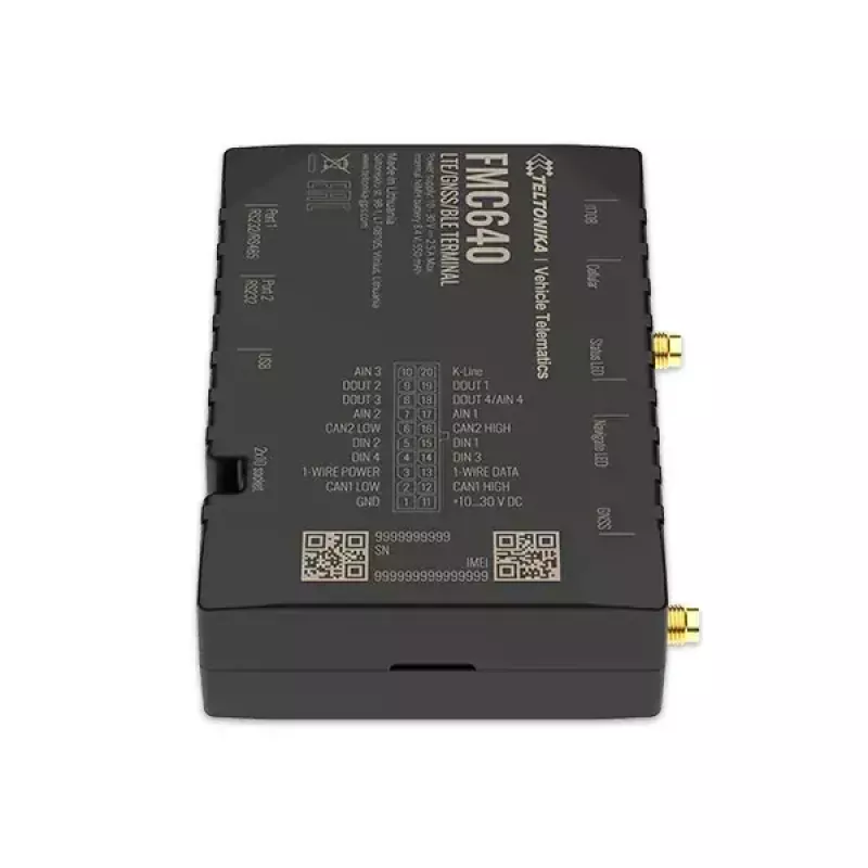 Tracker GPS Teltonika FMC640 auto nero