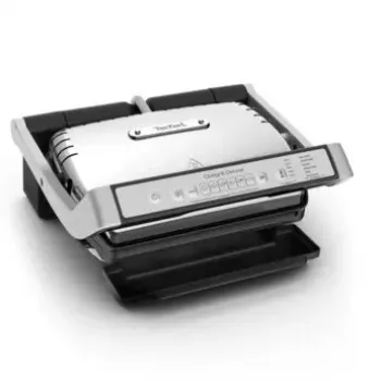 Piastra grill Tefal GC707D 2000W nero acciaio inox rettangolare