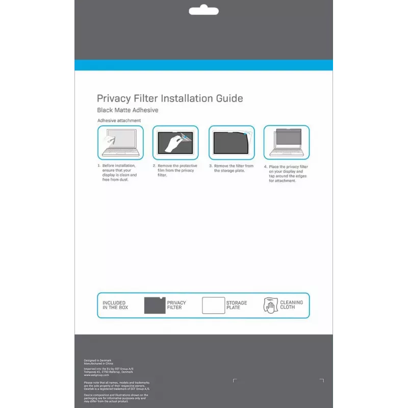 eSTUFF GLBW13305213 filtro privacy display 34,3 cm (13,5