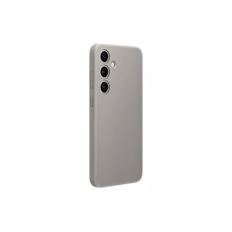 Custodia in pelle vegana Samsung Galaxy S24+ taupe monocromatica