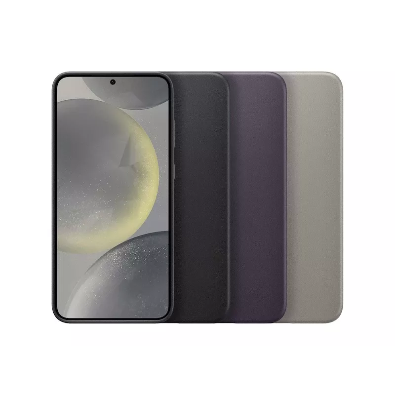 Samsung Galaxy S24 Plus custodia in pelle vegana viola