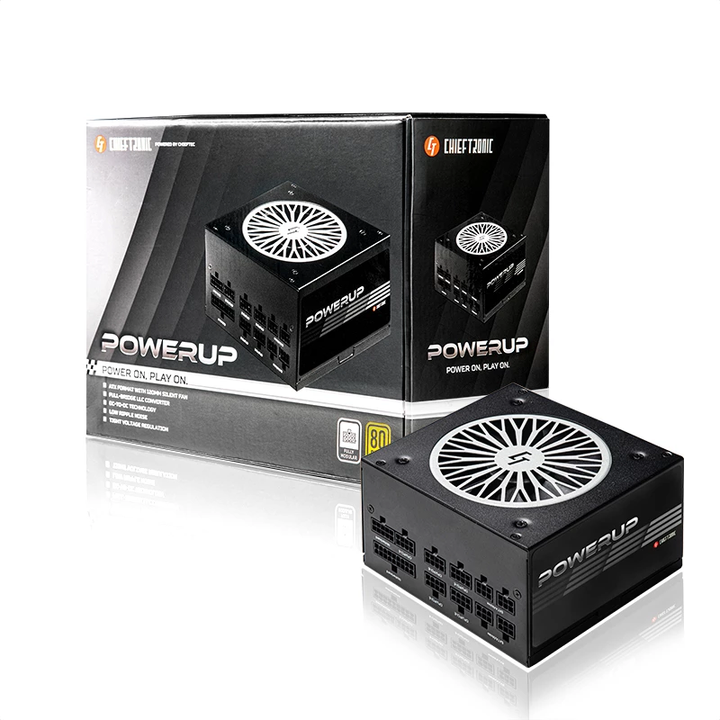 Chieftec PowerUp Chieftronic alimentatore 550 W 20+4-Pin ATX ATX nero
