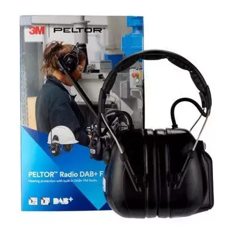 3M HRXD7A-01 cuffie/headset senza fili con archetto ufficio/call center nero