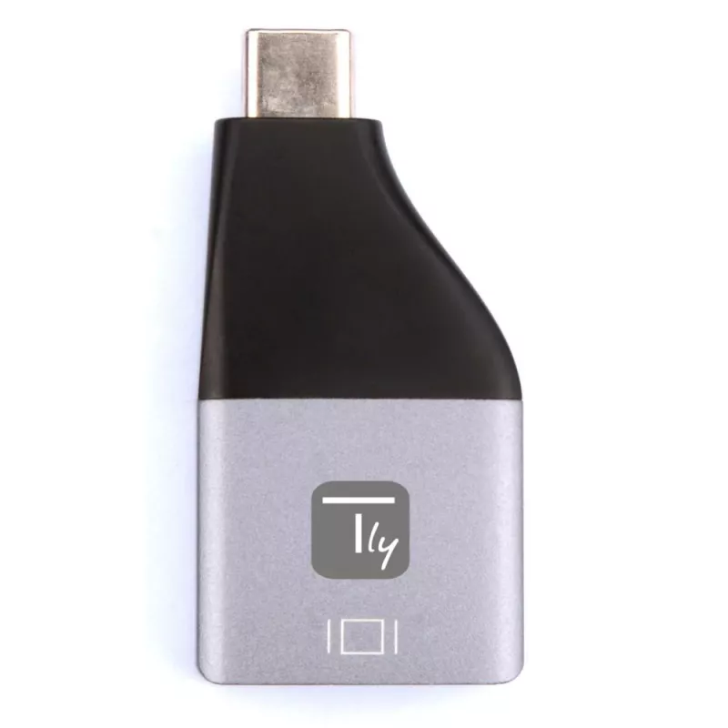 Techly IADAP USBC-DP4K adattatore grafico USB 3840 x 2160 pixel nero, argento