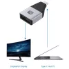 Techly IADAP USBC-DP4K adattatore grafico USB 3840 x 2160 pixel nero, argento