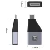 Techly IADAP USBC-DP4K adattatore grafico USB 3840 x 2160 pixel nero, argento
