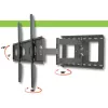 Techly ICA-PLB 148L supporto a parete per TV 165,1 cm (65 pollici) nero