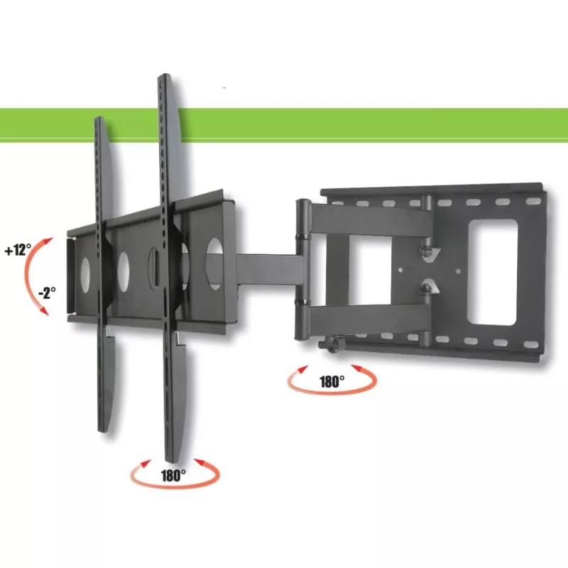 Techly ICA-PLB 148L supporto a parete per TV 165,1 cm (65 pollici) nero