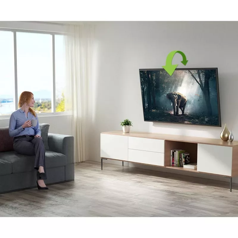 Techly ICA-PLB 148L supporto a parete per TV 165,1 cm (65 pollici) nero