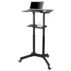 Techly ICA-TB TPM-1BK Carrello universale per notebook/proiettore, 103-125 cm, nero