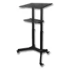 Techly ICA-TB TPM-1BK Carrello universale per notebook/proiettore, 103-125 cm, nero