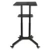 Techly ICA-TB TPM-1BK Carrello universale per notebook/proiettore, 103-125 cm, nero