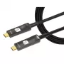 Techly ICOC-U3C-HY-010 Cavo USB 10 m USB-C nero