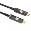 Techly ICOC-U3C-HY-010 Cavo USB 10 m USB-C nero