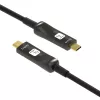 Techly ICOC-U3C-HY-010 Cavo USB 10 m USB-C nero