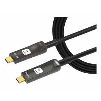 Techly ICOC-U3C-HY-020 Cavo USB 20 m USB-C nero