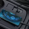 Techly caricabatterie mini da auto USB-A e USB-C Quick Charge 3.0 38W in metallo nero