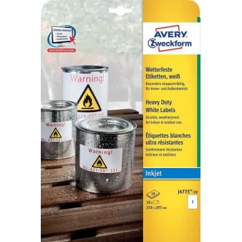 Etichetta adesiva rettangolare AVERY J4775-10