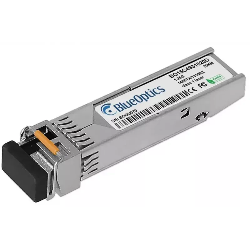 Modulo ricetrasmettitore in fibra ottica BlueOptics J9142-61101-BO SFP LC alluminio 20 g