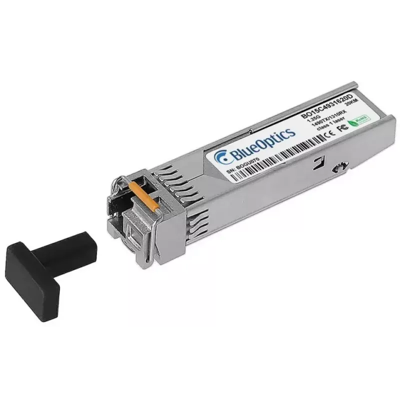 Modulo ricetrasmettitore in fibra ottica BlueOptics J9142-61101-BO SFP LC alluminio 20 g