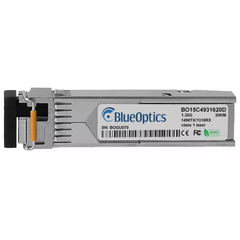 Modulo ricetrasmettitore in fibra ottica BlueOptics J9142-61101-BO SFP LC alluminio 20 g