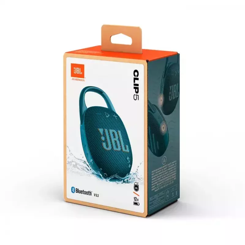 Diffusore portatile JBL Clip 5 blu