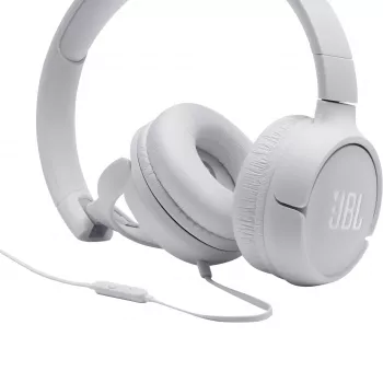 JBL Tune 500 BIANCO, con filo, 20 - 20000 Hz, musica, 148 g, cuffie, bianco