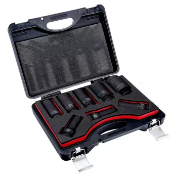 Bahco K8906M/8 Set di chiavi a bussola a impatto, 8 pz, 21-41 mm, attacco 3/4