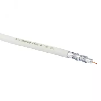 Cavo coassiale Schwaiger KOX13525 052 75 Ω 25 m bianco