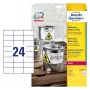 Etichetta autoadesiva per stampante Avery L4718-20