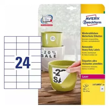 Etichette autoadesive AVERY L4718REV-20
