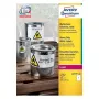 Etichetta autoadesiva con angoli arrotondati Avery Zweckform L4775-100, permanente bianco, 210×297 mm, 100 pezzi