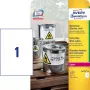 Etichetta autoadesiva Avery L4775-20 rettangolo arrotondato