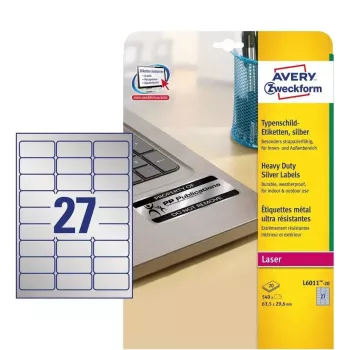 Etichette autoadesive Avery L6011-20, rettangolo arrotondato