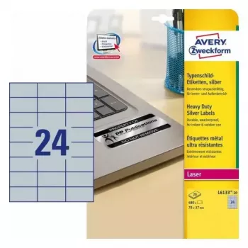 Etichetta adesiva per stampante Avery L6133-20